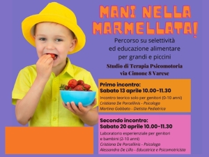 Mani nella Marmellata: percorso su selettività ed educazione alimentare - Varese
