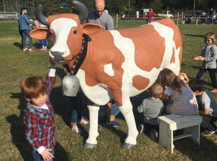 bambino mucca agrimornago