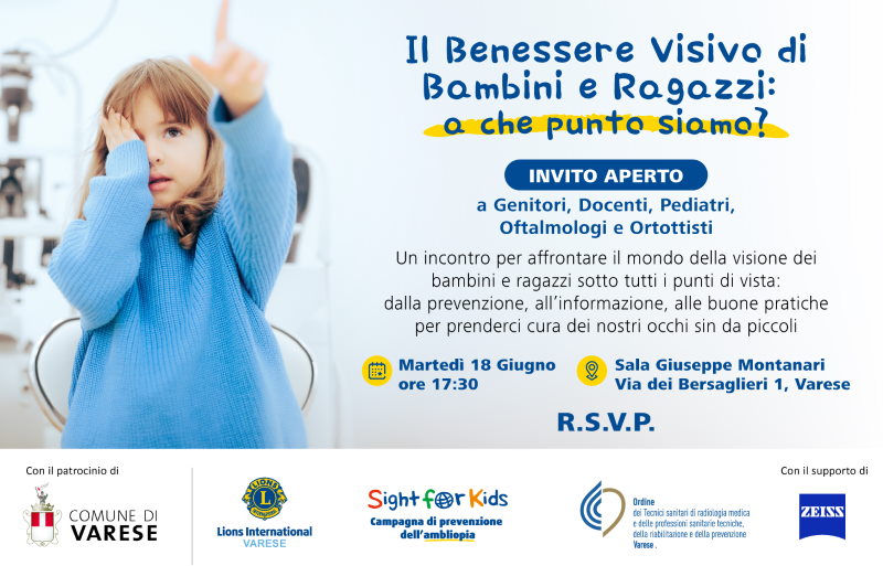 benessere visivo bambini varese