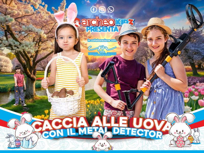 caccia alle uova metal detector