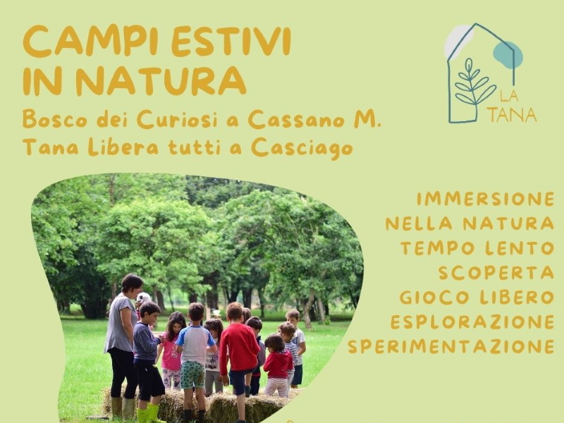 campi estivi in natura tana