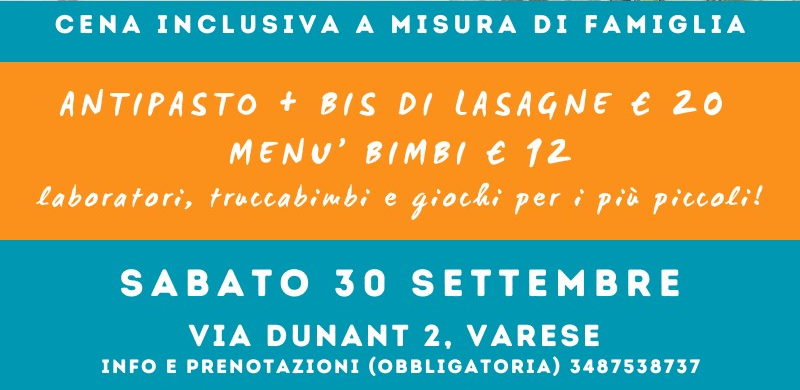 cena inclusiva menù va