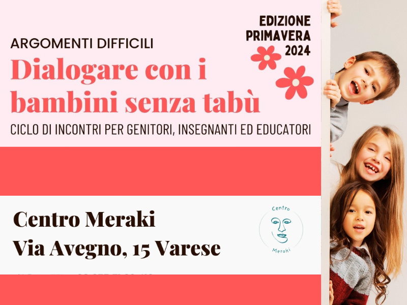 dialogare con i bambini senza tabù primavera