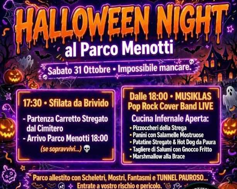halloween parco menotti
