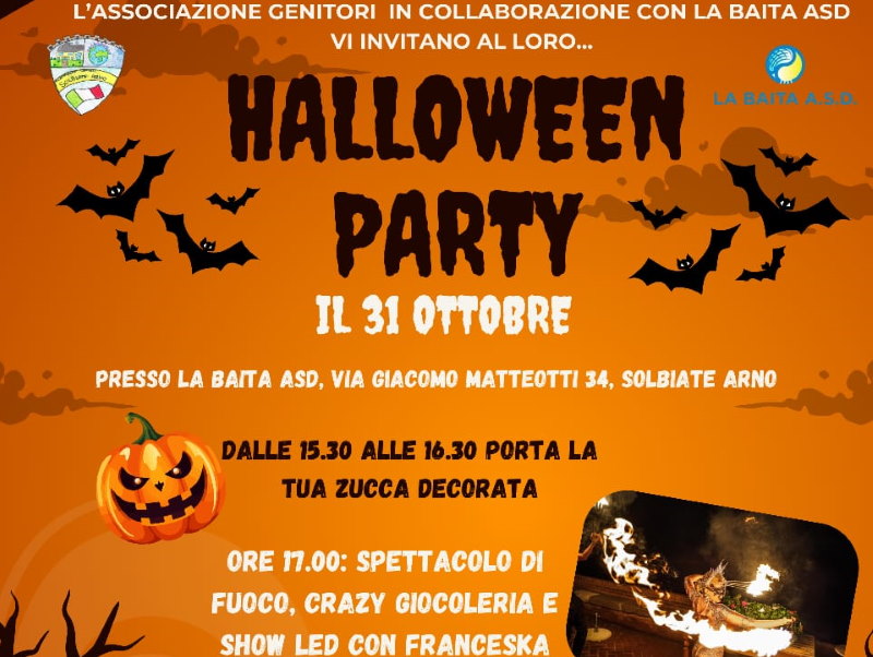 halloween party solbiate arno