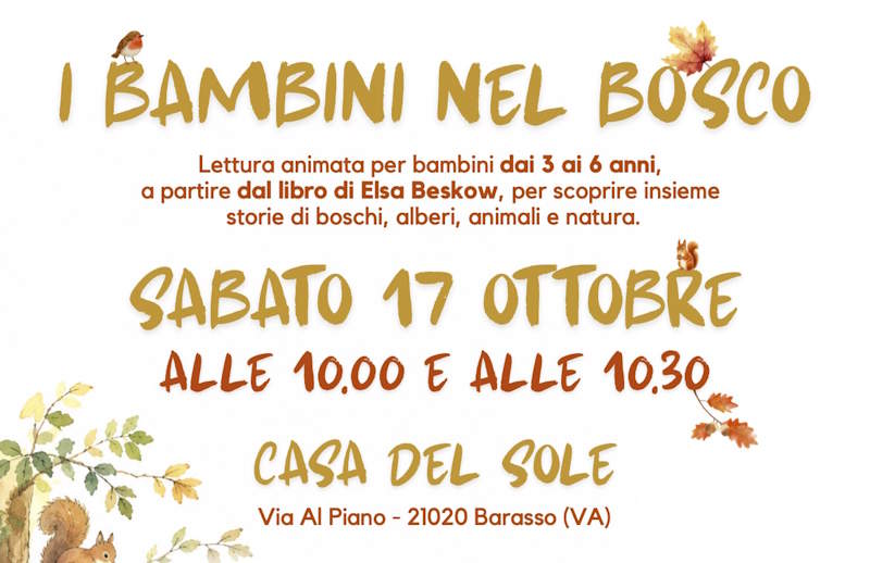 i bambini del bosco