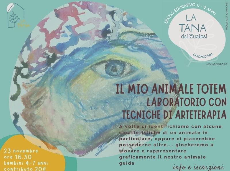 il mio animale totem arteterapia