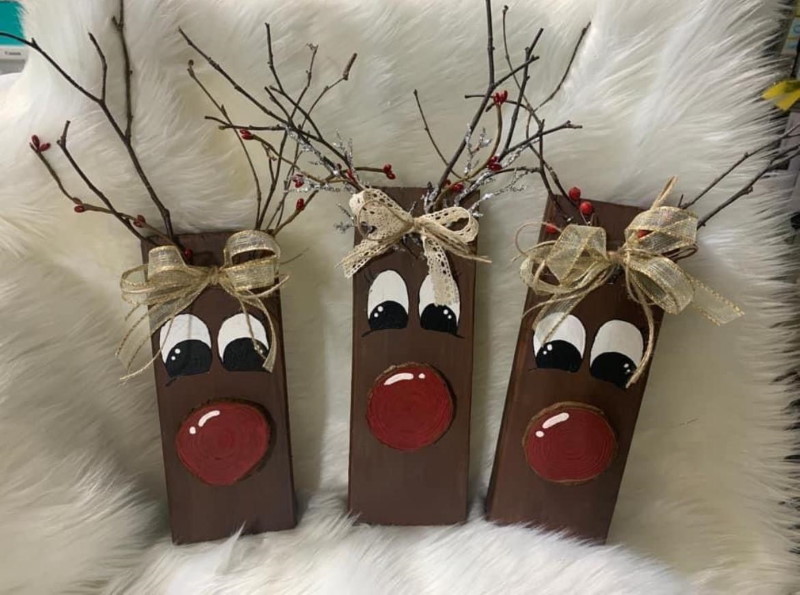 laboratorio falegnameria creativa renne di natale