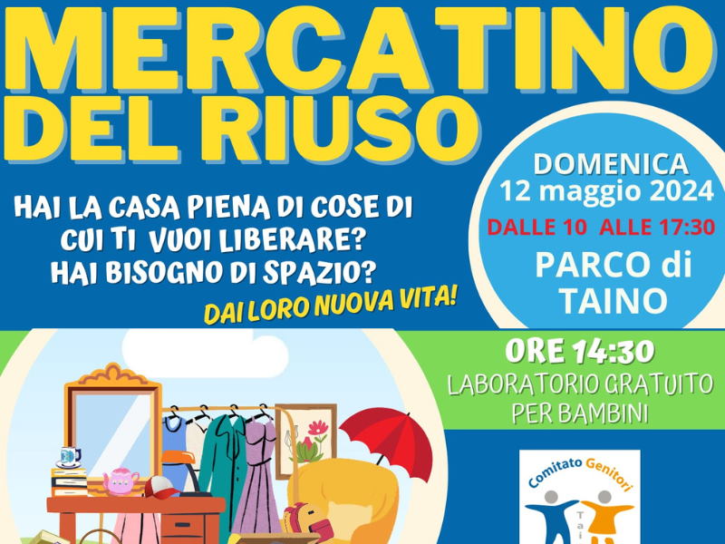 mercatino del riuso taino