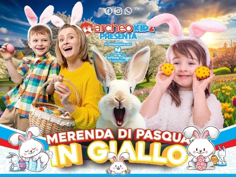 merenda di pasqua in giallo
