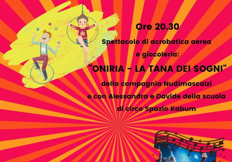 oniria spettacolo circo teatro