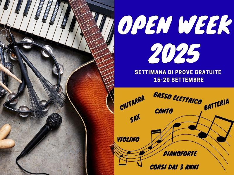open week musicolandia 25