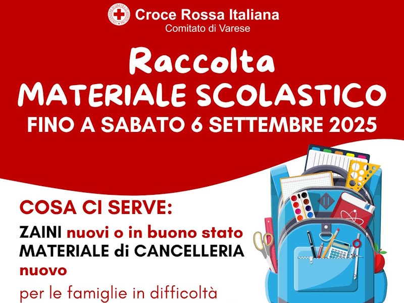 raccolta materiale cri varese