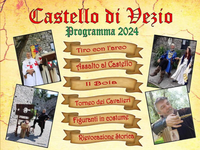 rievocazione castello di vezio