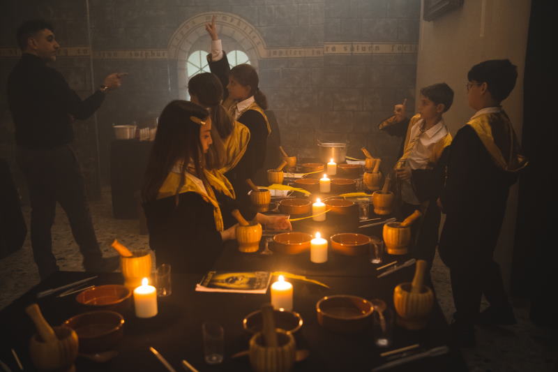 scuola magia halloween lezione