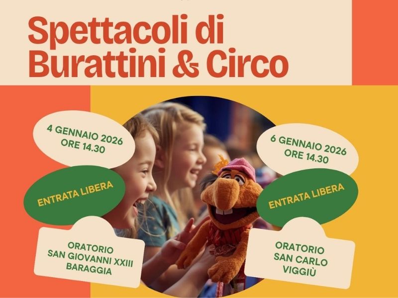spettacoli burattini circo