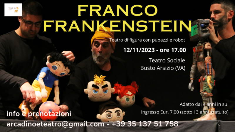 spettacolo franco frankenstein locandina