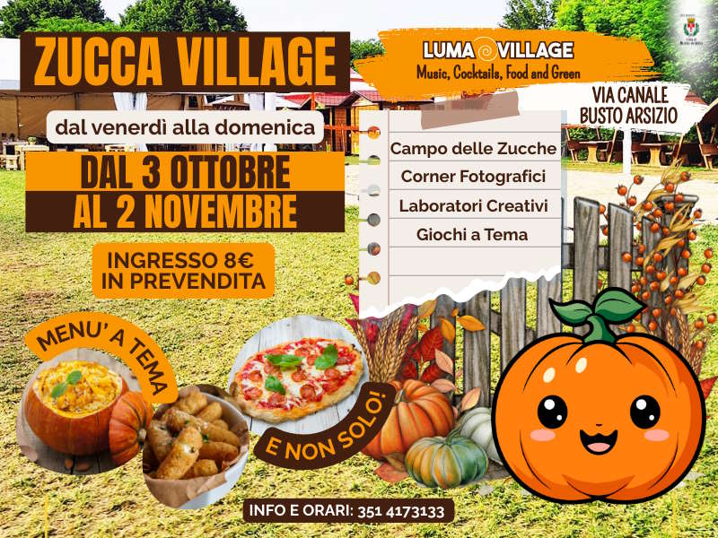 zucca village busto arsizio apertura