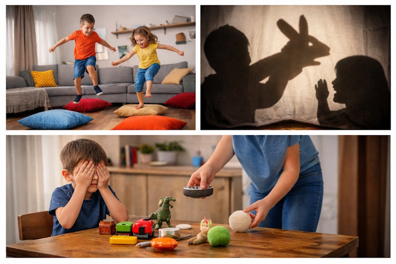 10 giochi in casa