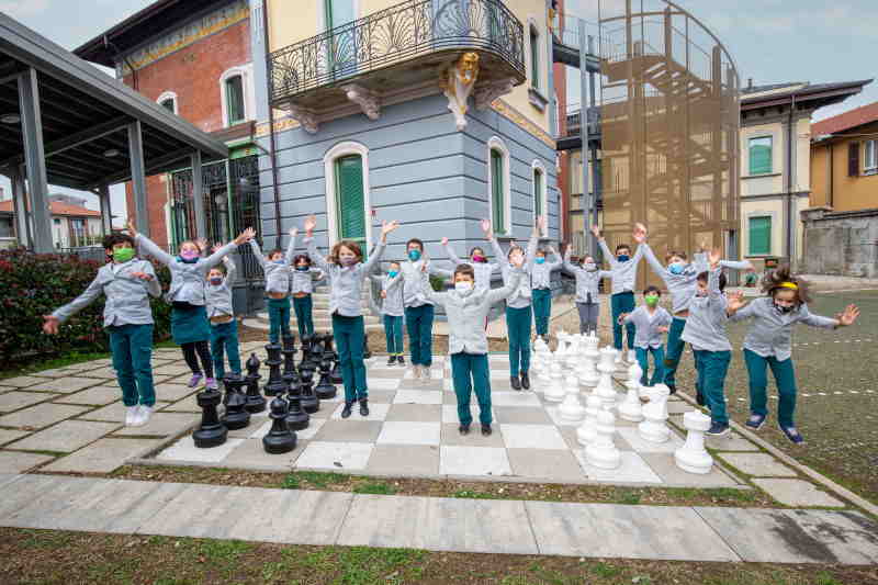 Olona International School cortile
