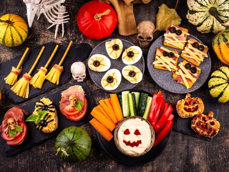 buffet festa halloween