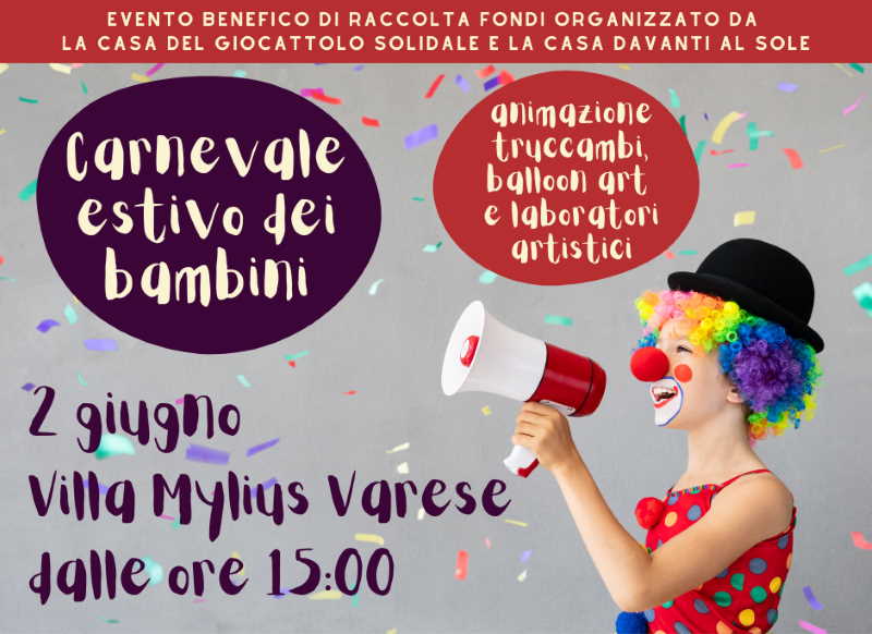 Carnevale Estivo dei bambini a Villa Mylius