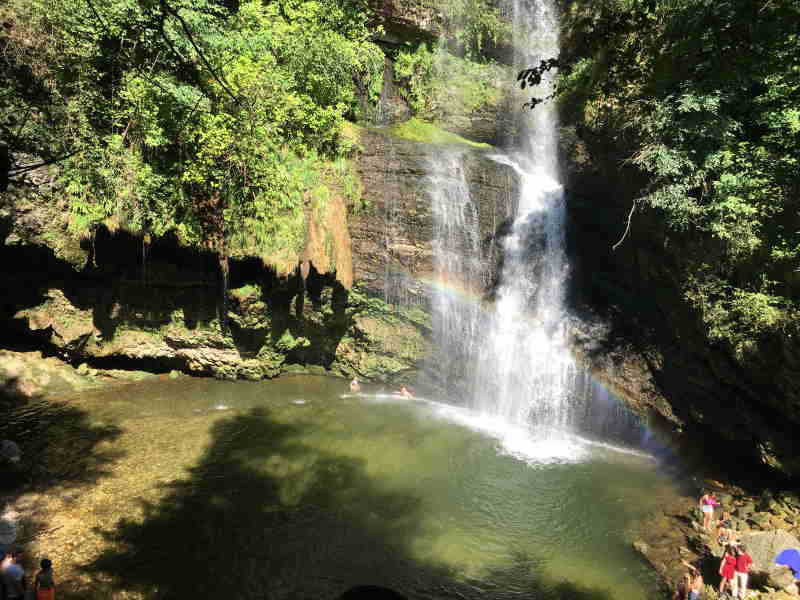 Le fresche cascate di Ferrera o della Fermona