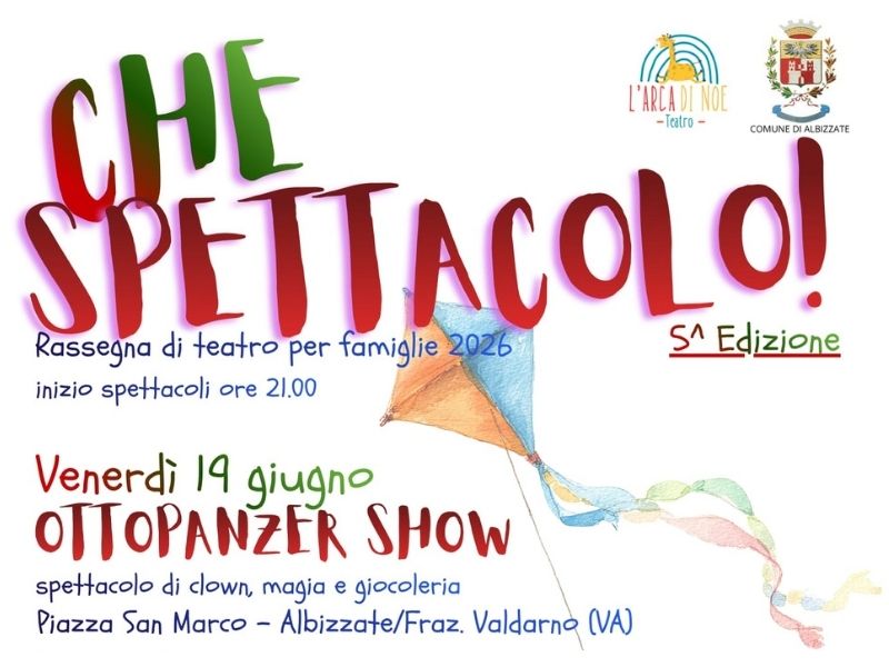 Ad Albizzate torna “Che Spettacolo!”: teatro gratuito per famiglie