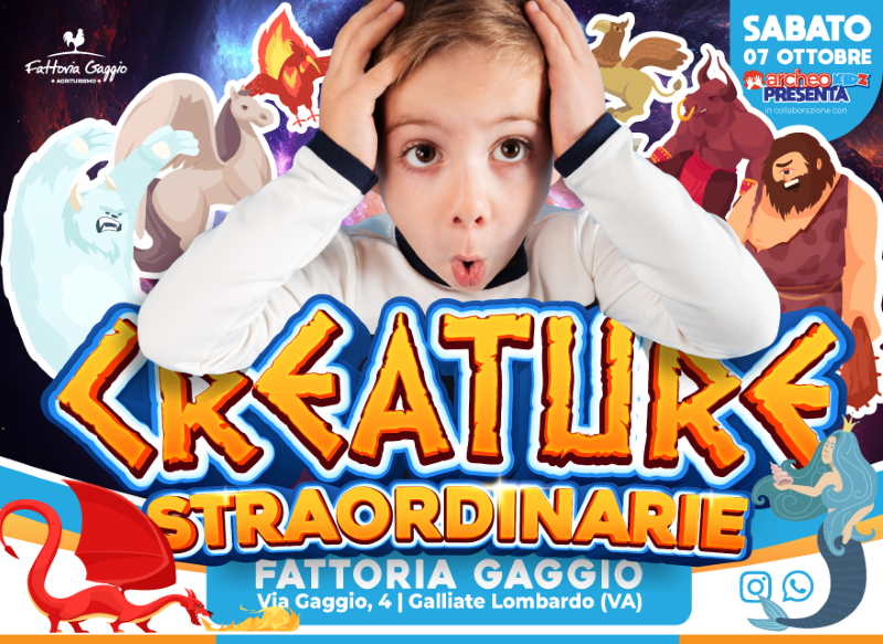 creature straordinarie fattoria gaggio