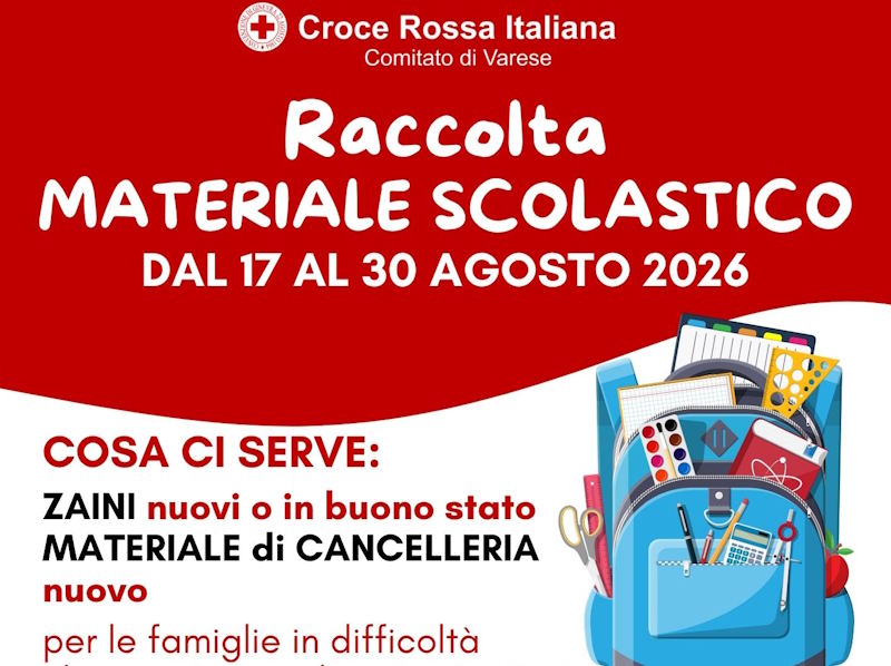 Raccolta di materiale scolastico