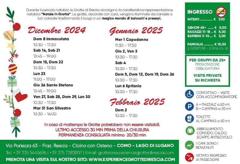 date natale grotte di rescia