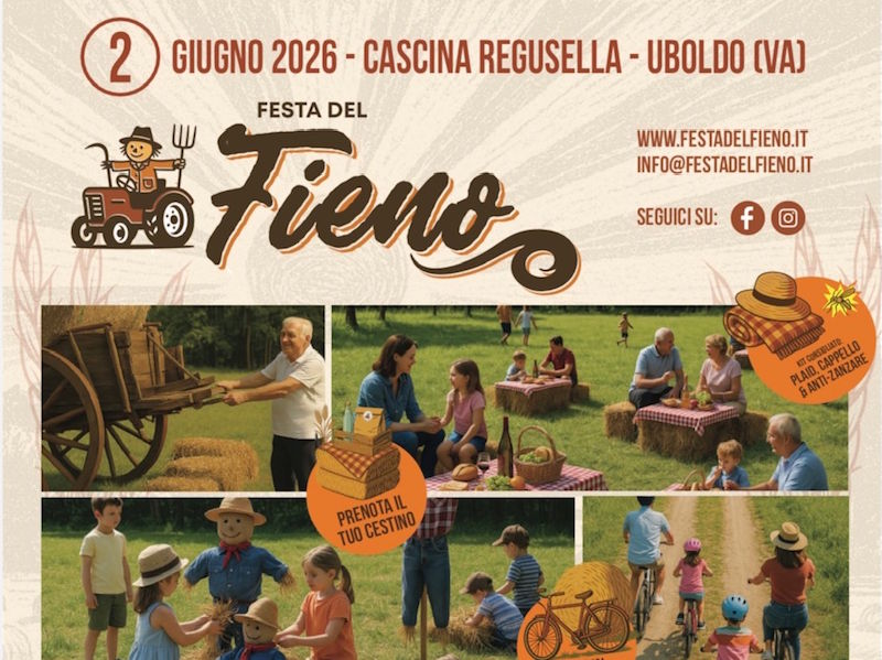 Festa del Fieno a Uboldo: natura, picnic e giochi per bambini