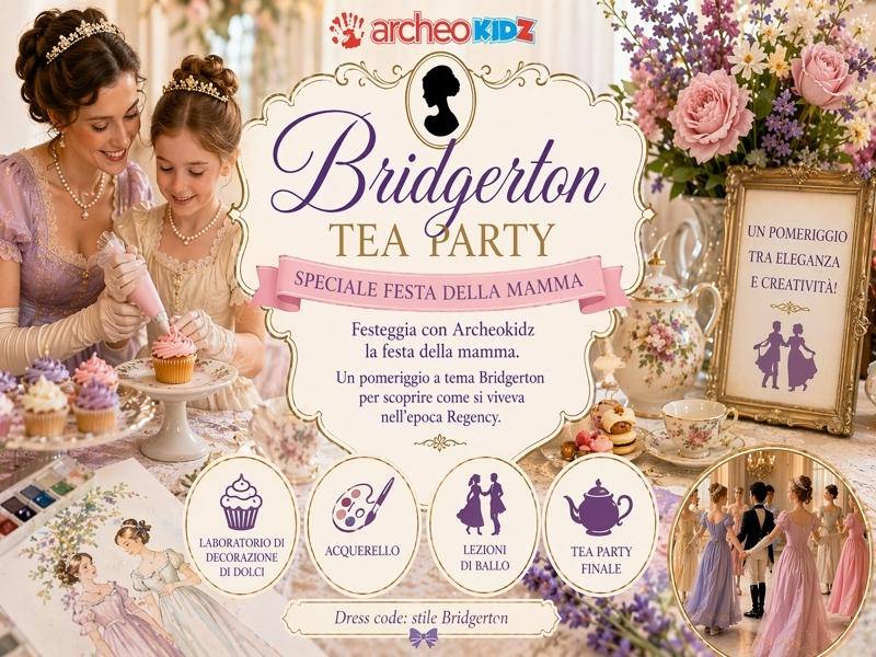 Bridgerton Tea Party per la festa della mamma