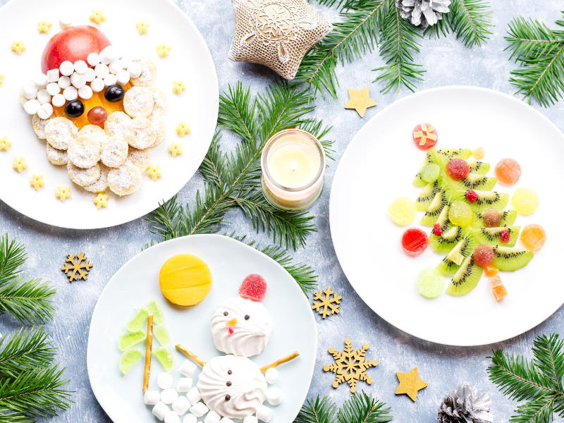 in forma bambini natale frutta