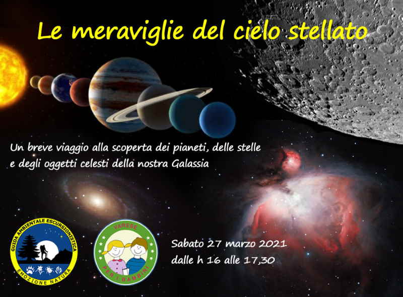 Laboratorio online di astronomia per bambini
