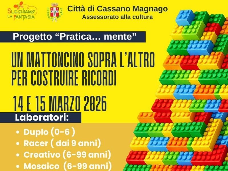 Weekend creativo con i LEGO a Cassano Magnago