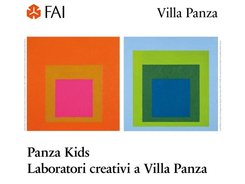 Panza Kids: laboratori sul colore per bambini ispirati a Josef Albers