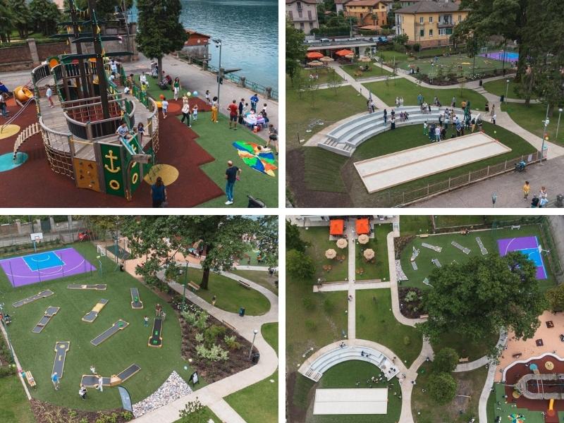 parco giochi porto ceresio varie