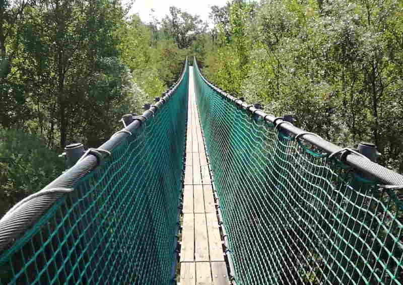 Il Ponte Tibetano di Turbigo, avventura con i bambini