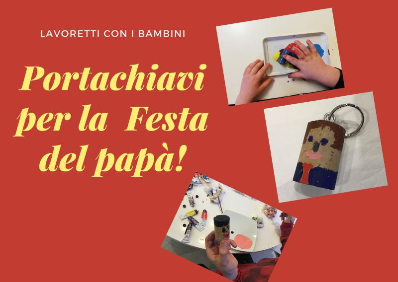 Il portachiavi per la festa del papà