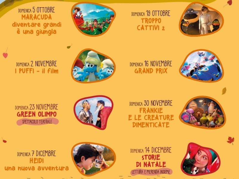programma cinemakids autunno 25