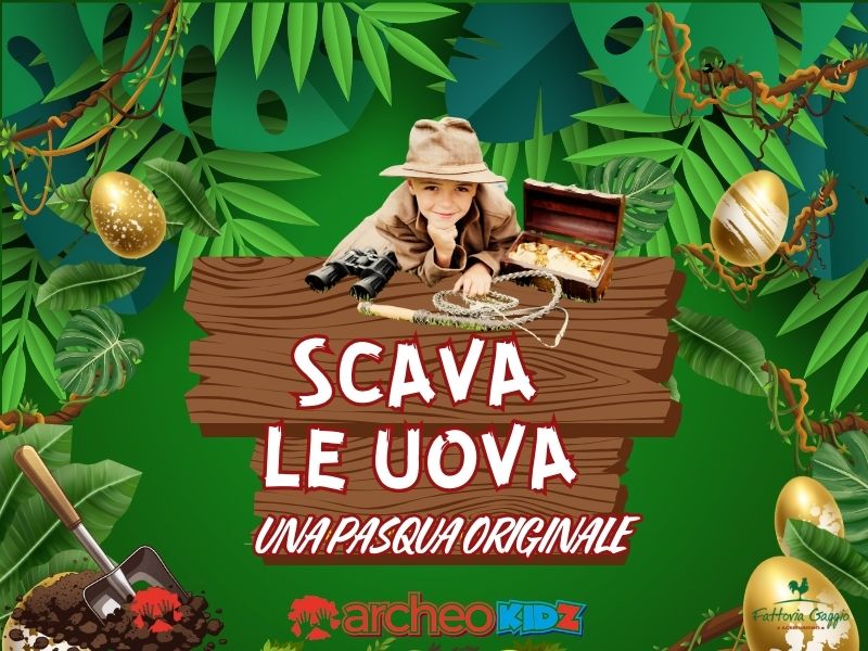scava le uova pasqua