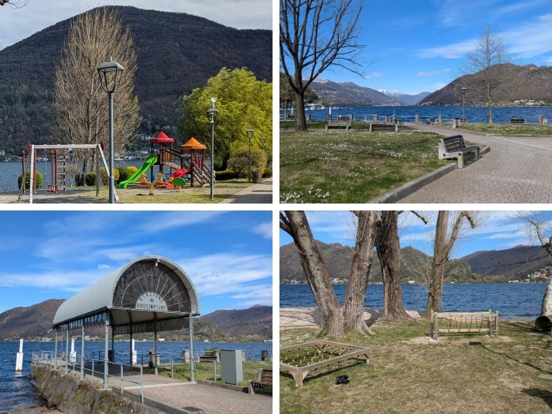 sentiero rodari brusimpiano lago