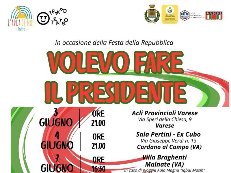 Volevo fare il Presidente: spettacolo gratuito