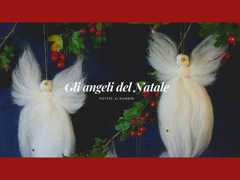 Gli angeli del Natale a Potere ai Bambini