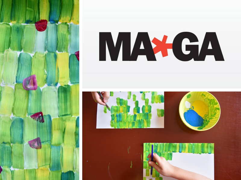 Laboratorio Colori del museo MAGA