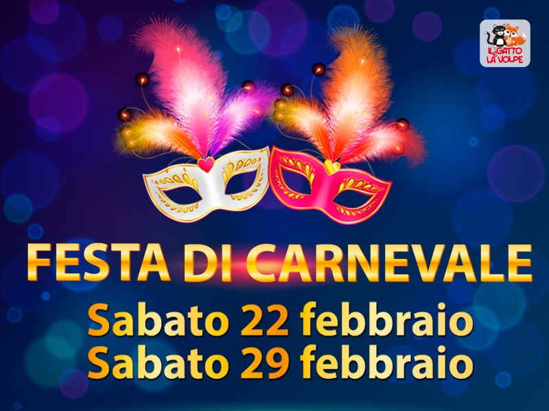 Doppia festa di Carnevale al Gatto e la Volpe di Gazzada (VA)
