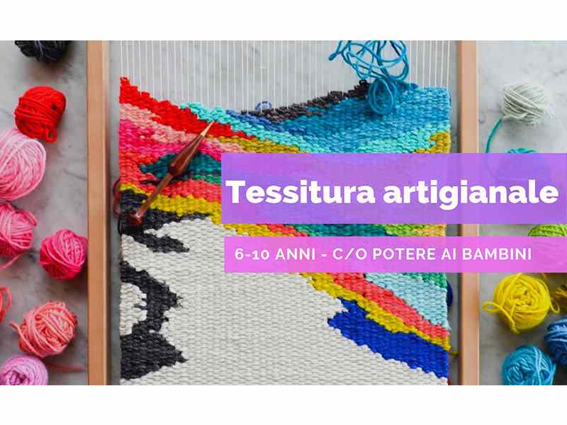 Laboratorio di tessitura artigianale per bambini