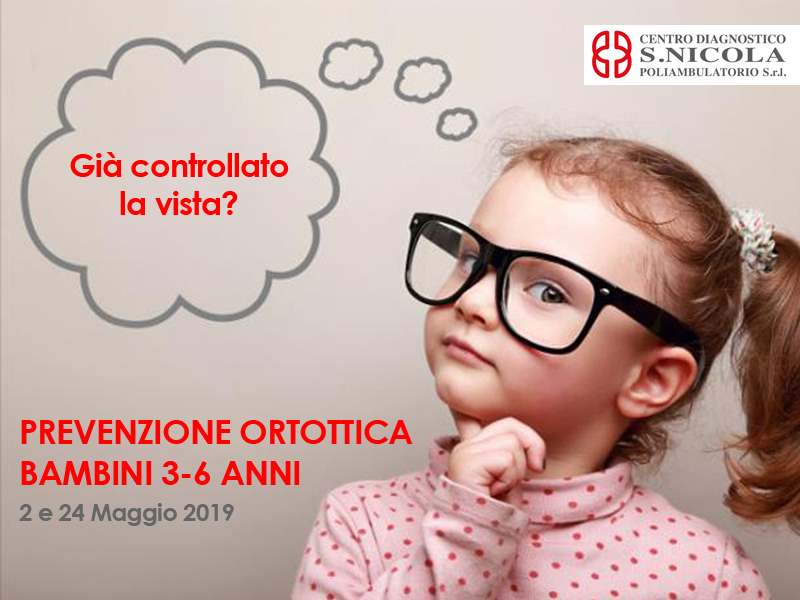Visita specialistica ortottica in promozione