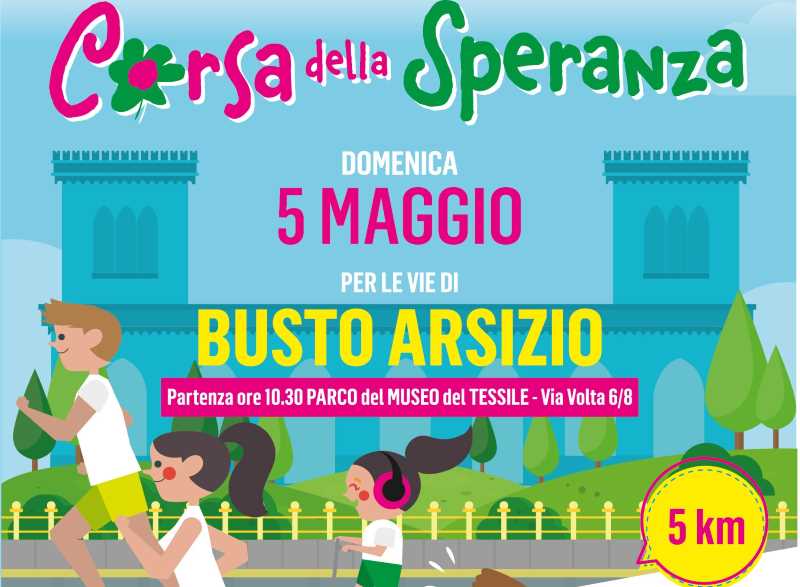 La Corsa della Speranza a Busto Arsizio